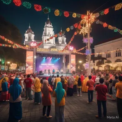 Nyaman Berfestival di Alun-Alun Surabaya 2025